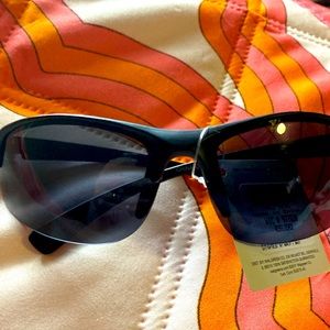 $3 black half frame sport sunglasses